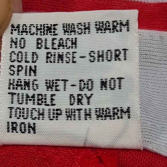 Lady La Mode Red White Stripe Polo Golf Shirt Women's Size Medium - Picture 4 of 4